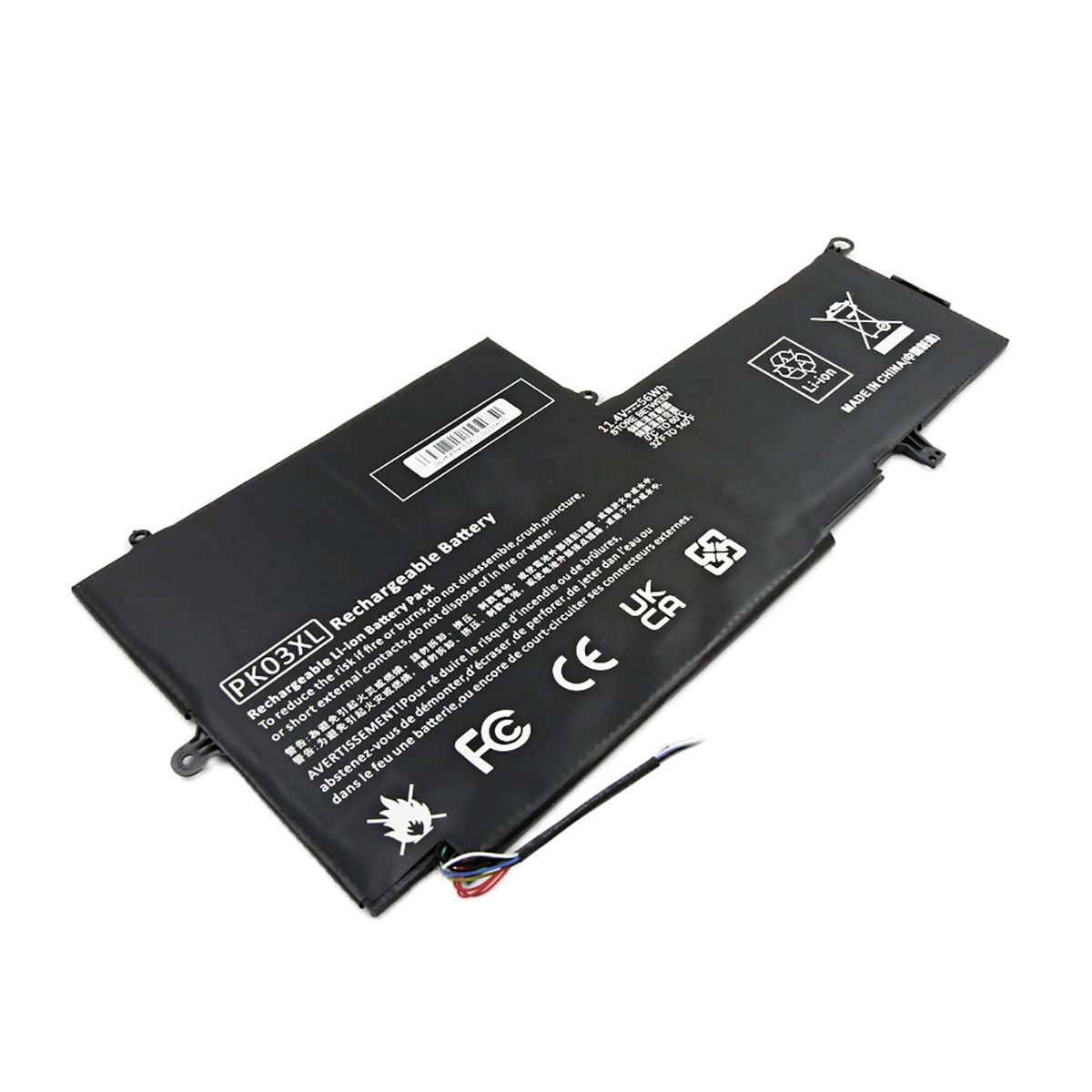 Avizar Replacement Battery for HP Spectre Pro X360 Li-Polymer 11.4V 4900mAh 56Wh - Black