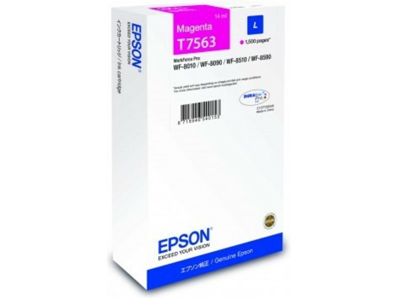 Epson T7563 Magenta Ink Cartridge