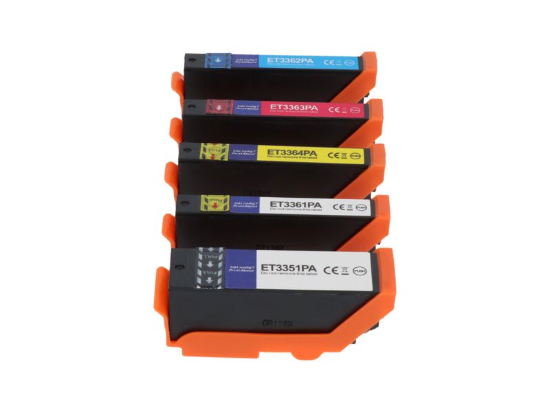 Epson 33XL Compatible Cartridge (C13T33574012) - 5 Colors - High Capacity - Multipack by PrintAbout