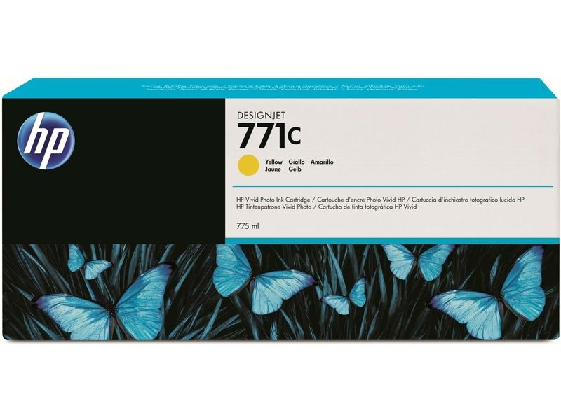 HP 771C Yellow Ink Cartridge (B6Y10A)