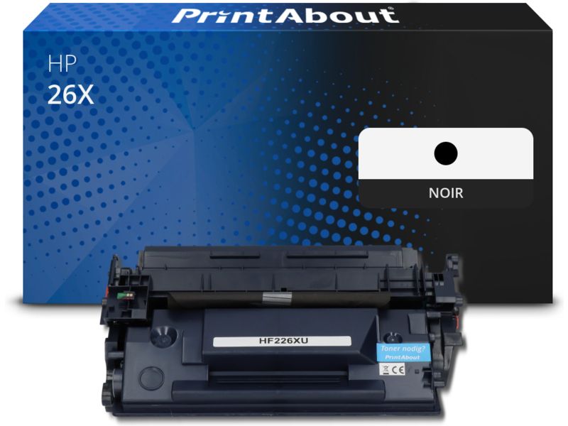 Toner compatible PrintAbout HP 26X (CF226X) Negro - Alta capacidad