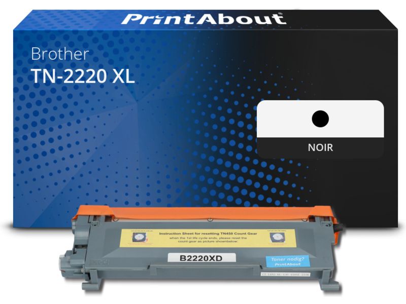 PrintAbout Compatible Brother TN-2220 XL Toner - Black - High Capacity