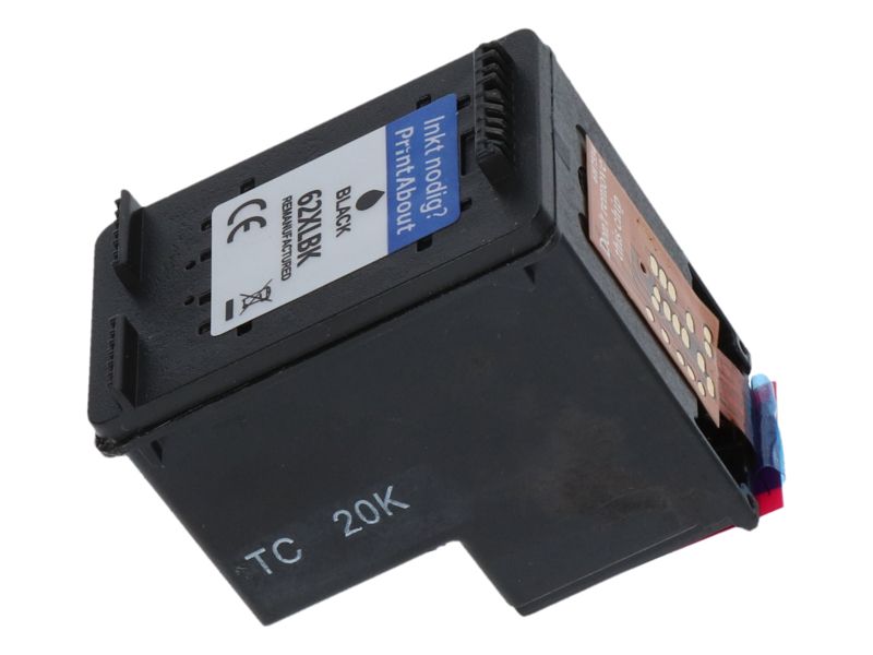 Cartouche compatible PrintAbout HP 62XL - Noir - Grande capacité