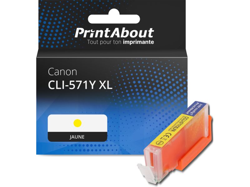 Canon CLI-571Y XL Compatible Cartridge - Yellow - High Capacity