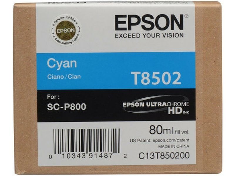 Epson T8502 Cyan Ink Cartridge