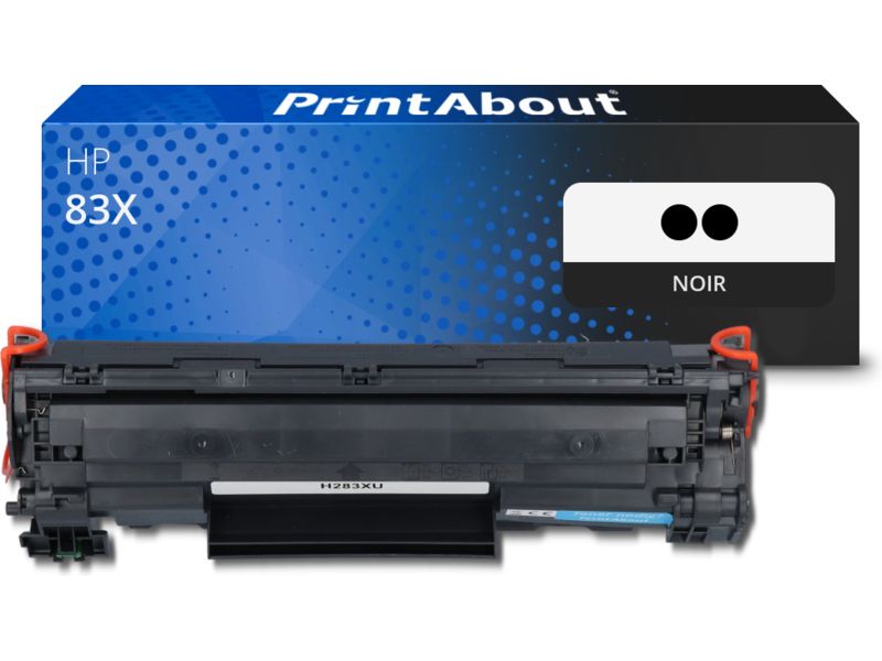Cartouche toner HP 83X (CF283XD) haute capacité noir - Multipack de PrintAbout