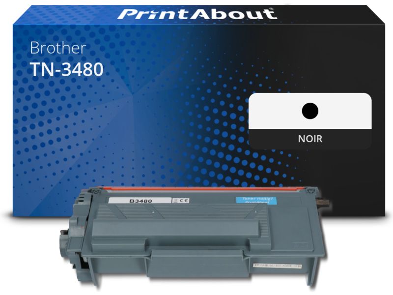 PrintAbout Compatible Brother TN-3480 Toner - Black - High Capacity