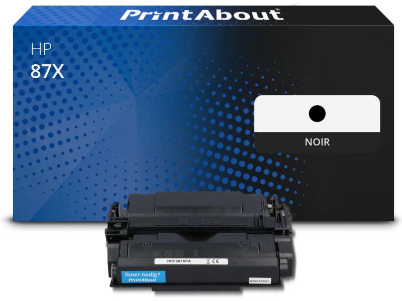 PrintAbout Compatible HP 87X (CF287X) Black Toner - High Capacity