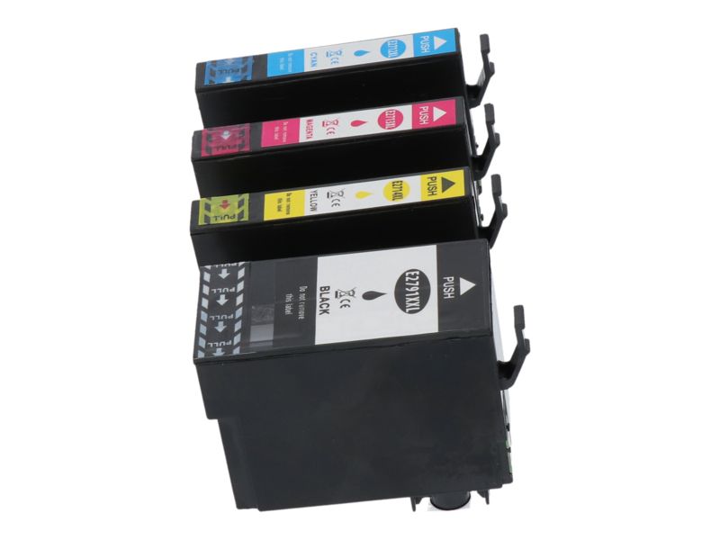 Cartouche compatible Epson 27XXL - 4 couleurs - Grande capacité - Multipack
