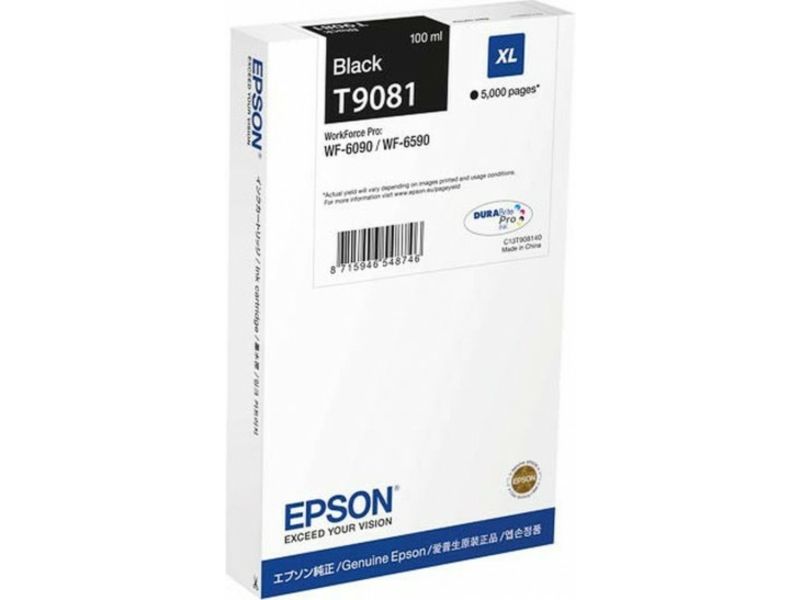 Epson T9081 Black Ink Cartridge (C13T908140)