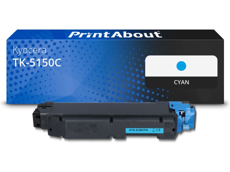 PrintAbout Kyocera Compatible Toner - Cyan (TK-5150C, 11,000 Pages)