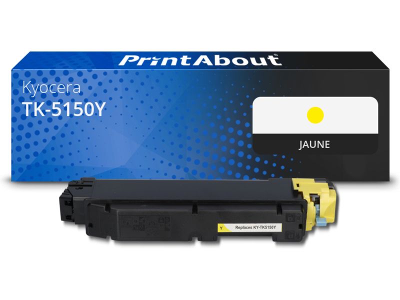 Toner compatible Kyocera TK-5150Y - Jaune