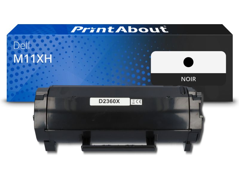PrintAbout Dell M11XH Compatible Toner (593-11167) - Black
