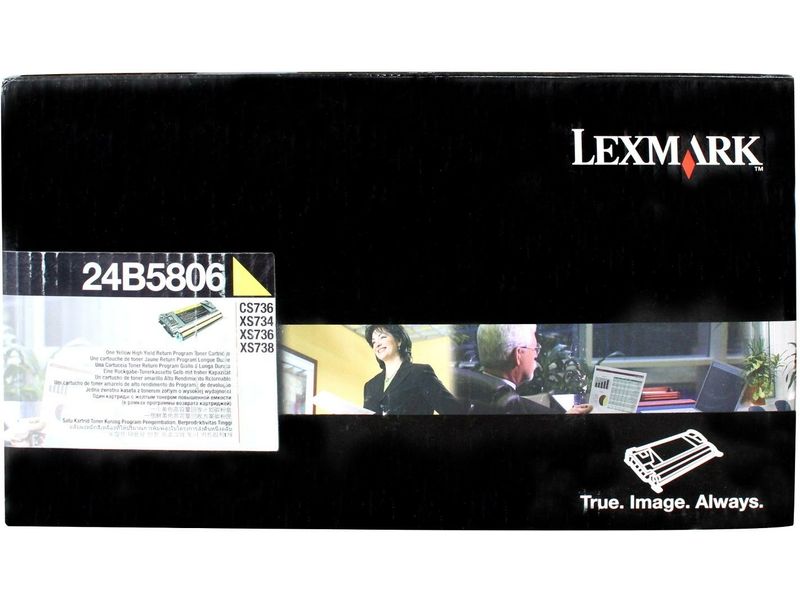 Cartouche de toner Lexmark 24B5806 Jaune