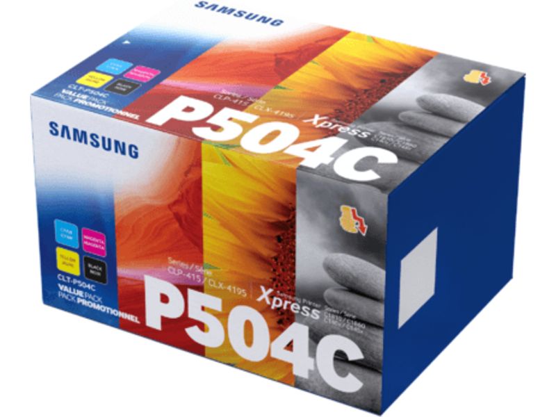 Samsung CLT-P504C (SU400A) Color Toner - 4 Pack