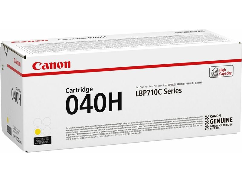Toner Canon 040H Jaune - Grande Capacité