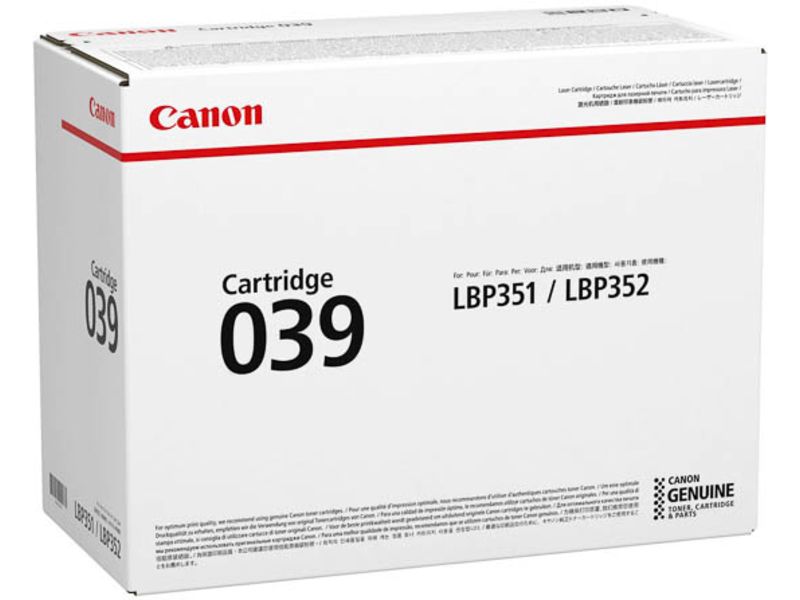 Canon Black Toner - 039BK