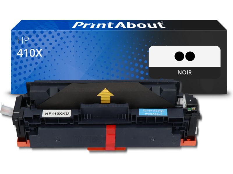 Toner compatible HP 410X (CF410XD) - 2 Noir - Haute capacité - Multipack