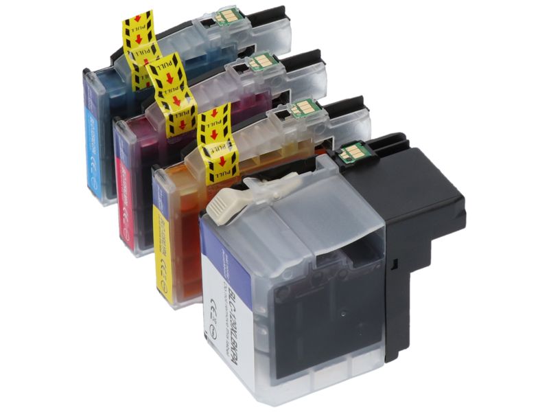 Cartouche compatible Brother LC-129XLVALBP - 4 couleurs - Grande capacité - Multipack par PrintAbout