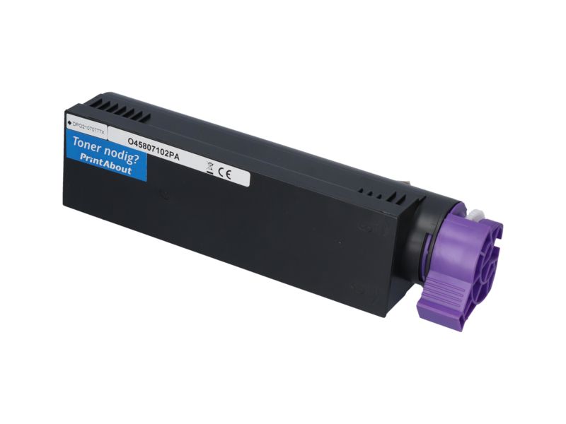 Toner PrintAbout compatible OKI - Noir (45807102)