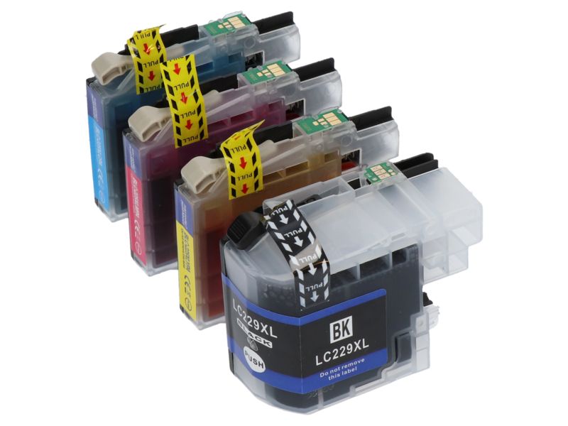 Cartucho compatible Brother LC-229XLVALBP - 4 colores - Capacidad muy alta - Multipack por PrintAbout