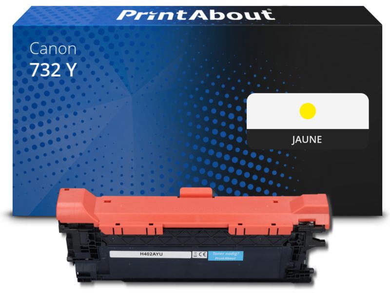 Toner compatible PrintAbout Canon 732 Y - Amarillo