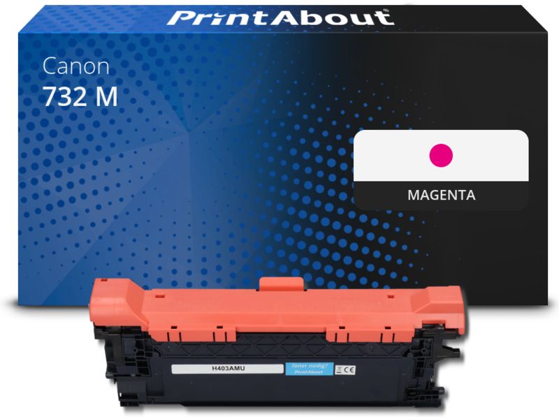 Toner Canon 732 M Magenta de PrintAbout (Capacité : 6 500 pages)