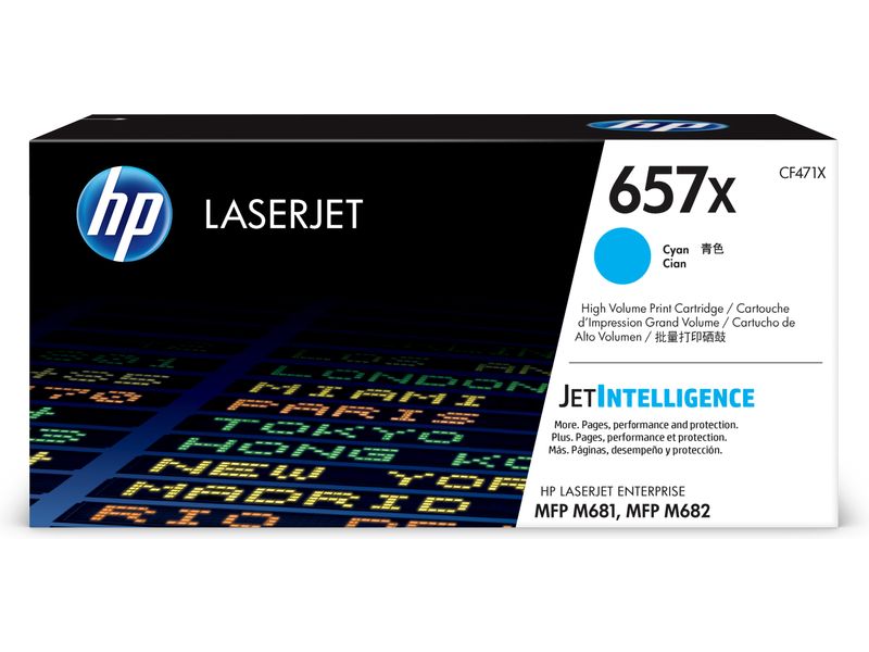 HP 657X Cyan Toner - High Capacity
