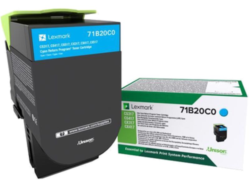 Cartouche d'encre Lexmark 71B20C0 Cyan