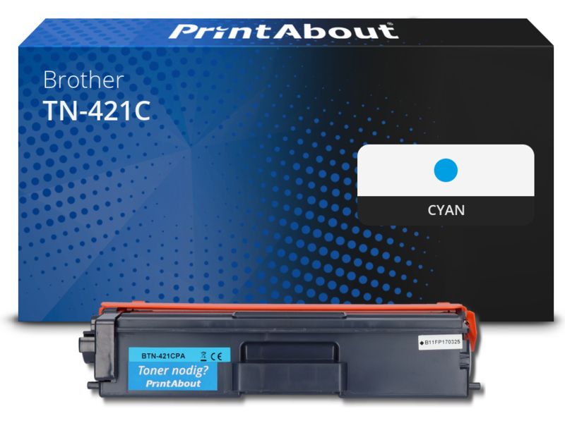 Tonner compatible Brother TN-421C - Cyan (PrintAbout)