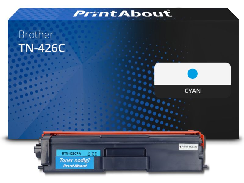 Toner Brother compatible TN-426C - Cian - Capacidad muy alta