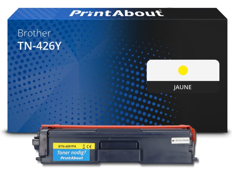 Toner compatible Brother TN-426Y - Amarillo - Alta capacidad