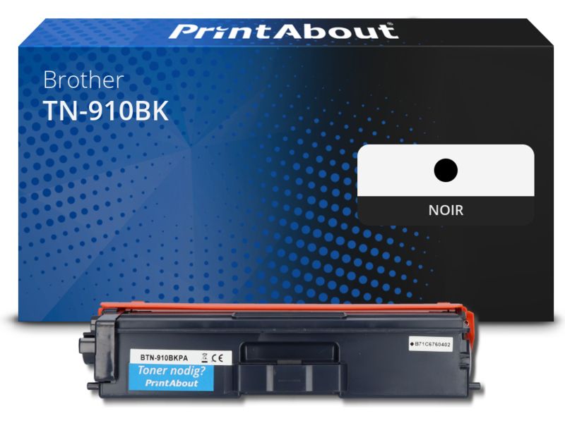 Toner compatible PrintAbout Brother TN-910BK - Negro - Alta capacidad