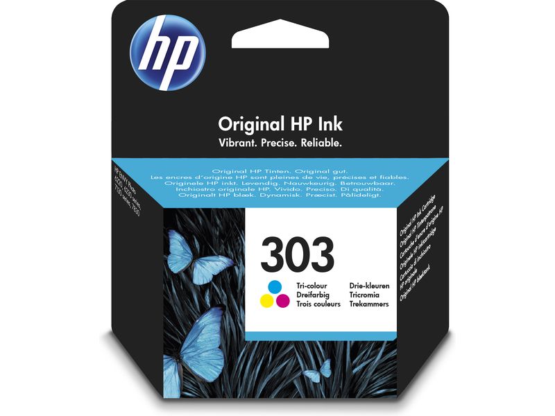 Cartouche d'encre HP 303 Tri-Couleurs (T6N01AE)