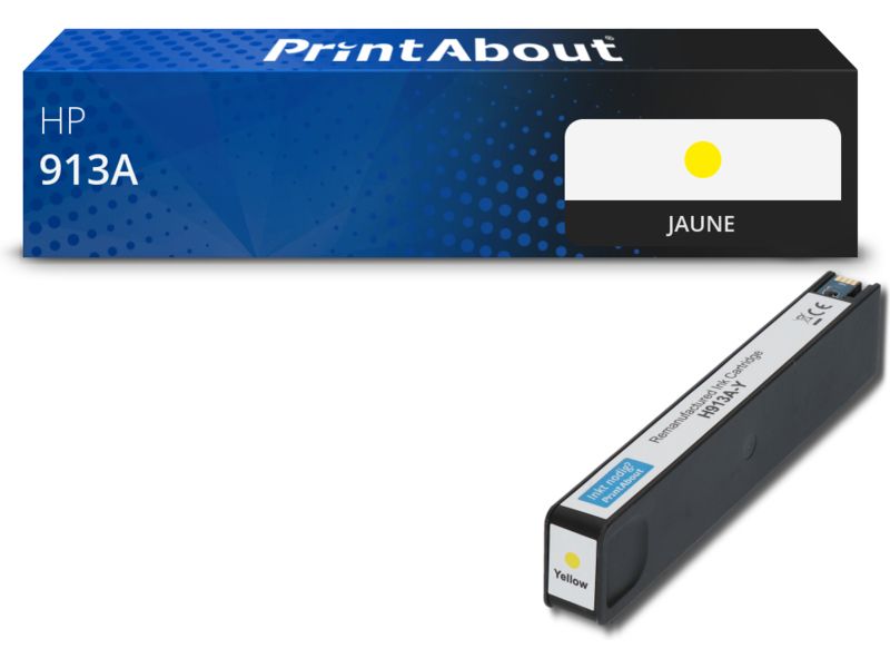 Cartucho compatible HP 913A (F6T79AE) - Amarillo