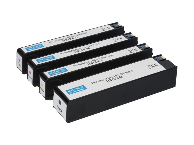 PrintAbout HP 973X Compatible Cartridge - 4 Colors - High Capacity - Multipack