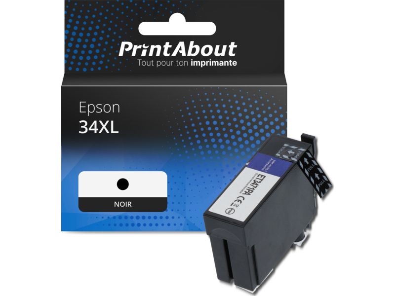 Epson 34XL Compatible Cartridge (C13T34714010) - Black - High Capacity