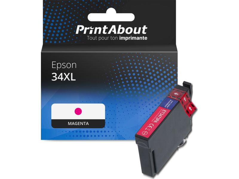 Epson 34XL Compatible Cartridge (C13T34734010) - Magenta - High Capacity