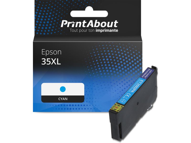 Epson 35XL Compatible Cartridge (C13T35924010) - Cyan - High Capacity