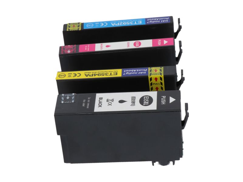 Epson 35XL (T3596) Compatible Cartridge - 4 Colors - High Capacity Multipack by PrintAbout