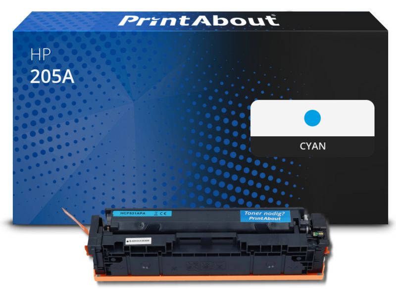 Toner compatible HP 205A (CF531A) - Cyan PrintAbout