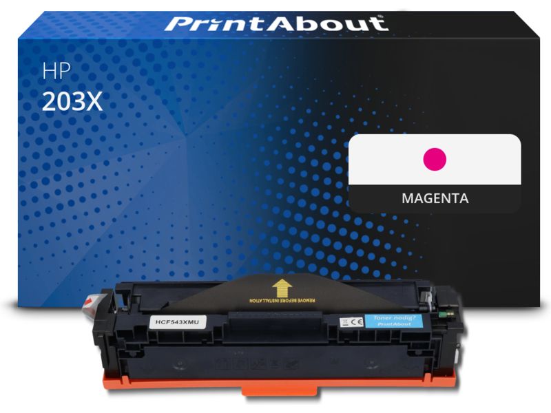 PrintAbout Compatible HP 203X (CF543X) Magenta Toner - High Capacity