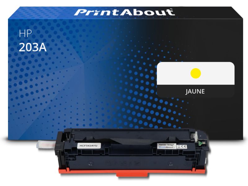 Toner compatible PrintAbout HP 203A (CF542A) Amarillo