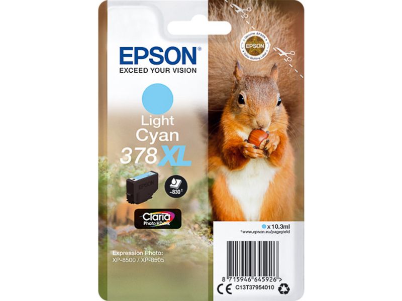 Epson 378XL Cyan Ink Cartridge - High Capacity