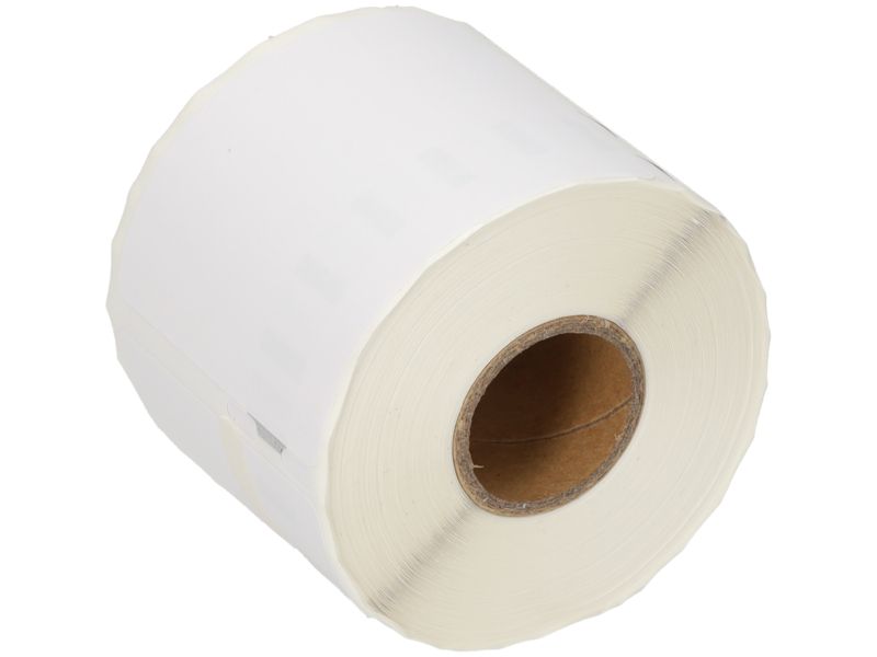 Etiqueta compatible Dymo - (54 mm x 70 mm) - Negro sobre blanco