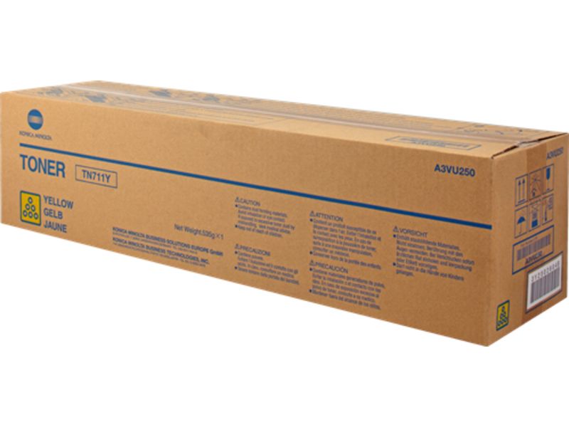 Konica Minolta A3VU250 (TN-711Y) - Jaune - Toner