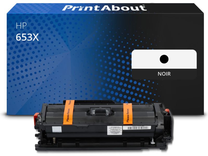 PrintAbout HP 653X (CF320X) Black Toner - High Capacity