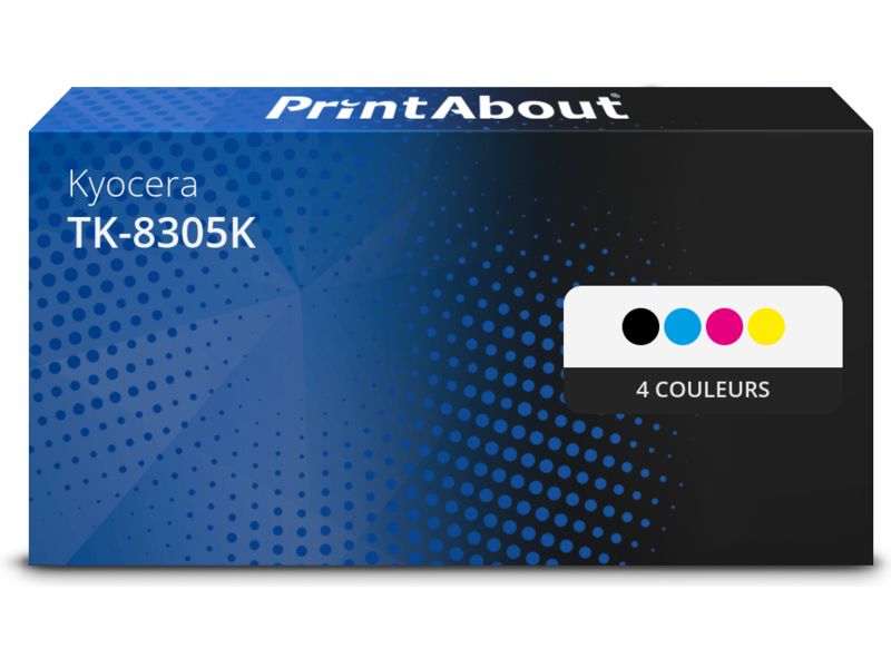 PrintAbout Kyocera Compatible Toner TK-8305K - 4 Colors - Multipack