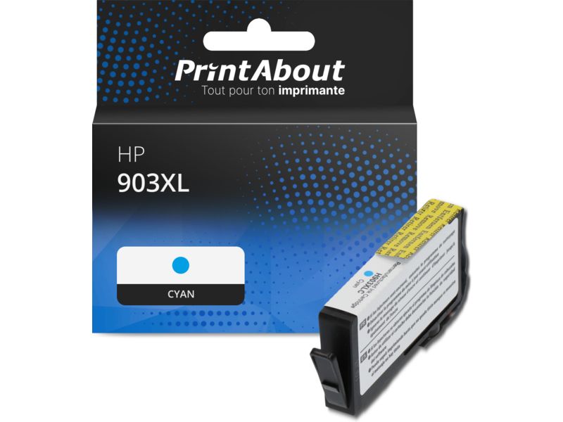 Cartucho compatible PrintAbout HP 903XL - Cian - Alta capacidad