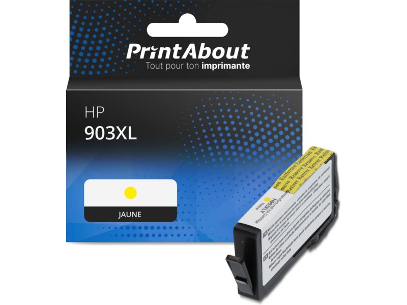 Cartucho compatible PrintAbout HP 903XL (T6M11AE) - Amarillo - Alta capacidad